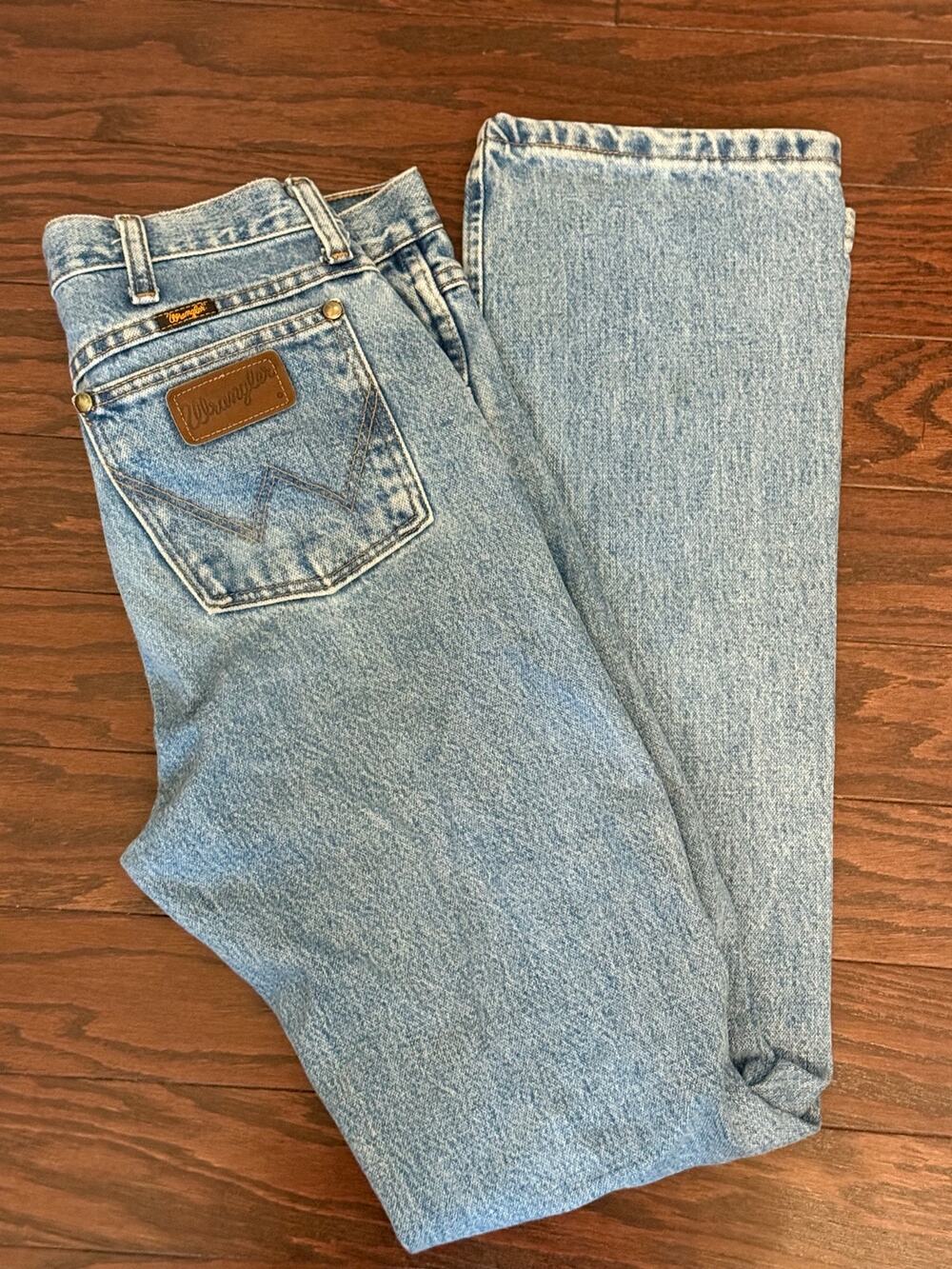 Wrangler 36MWZ Slim Fit Jeans Men’s 30x34 Medium Wash Western Denim